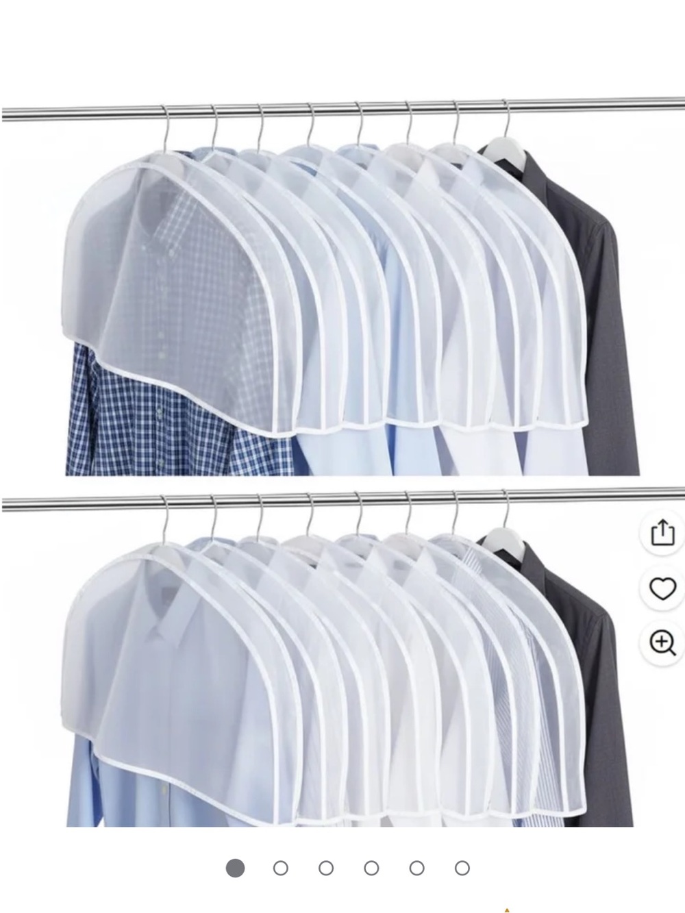 12 pc Vinyl Shoulder Cover Lillian Vernon
